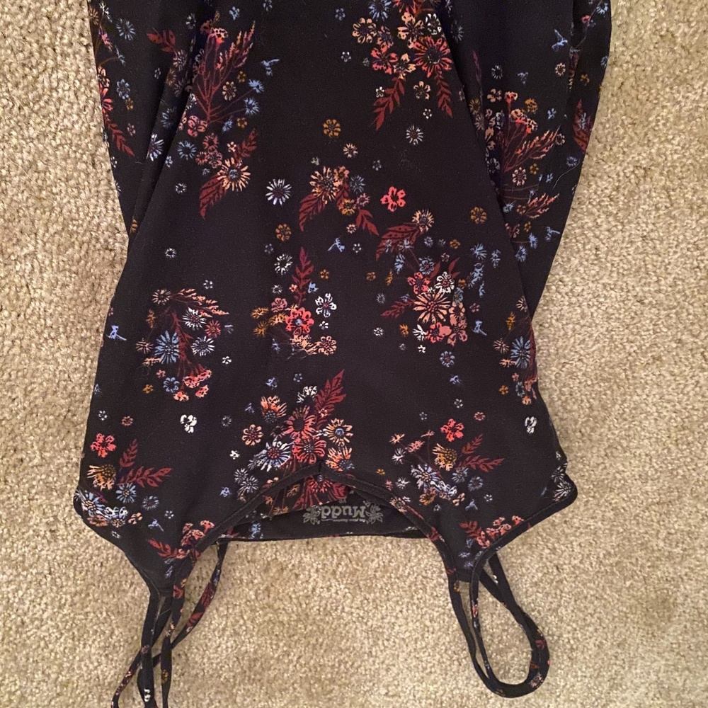 spaghetti strap tank top with small flowers